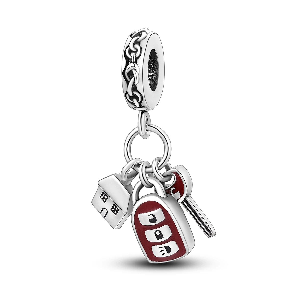 Red Charm Bead Charms