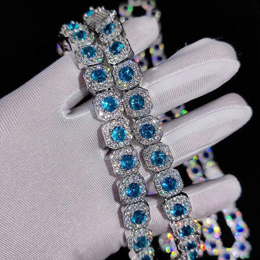 Tennis Chain Cubic Zirconia Diamond Necklace