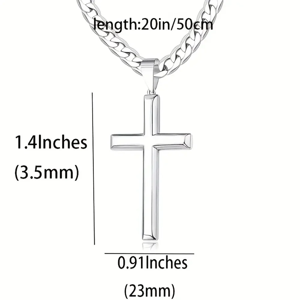 925 Sterling Silver Cross Necklace
