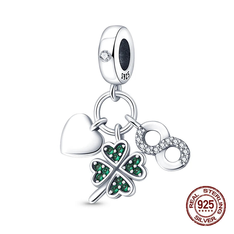 Bracelet Four Leaf Clover Charms