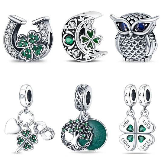 Bracelet Four Leaf Clover Charms