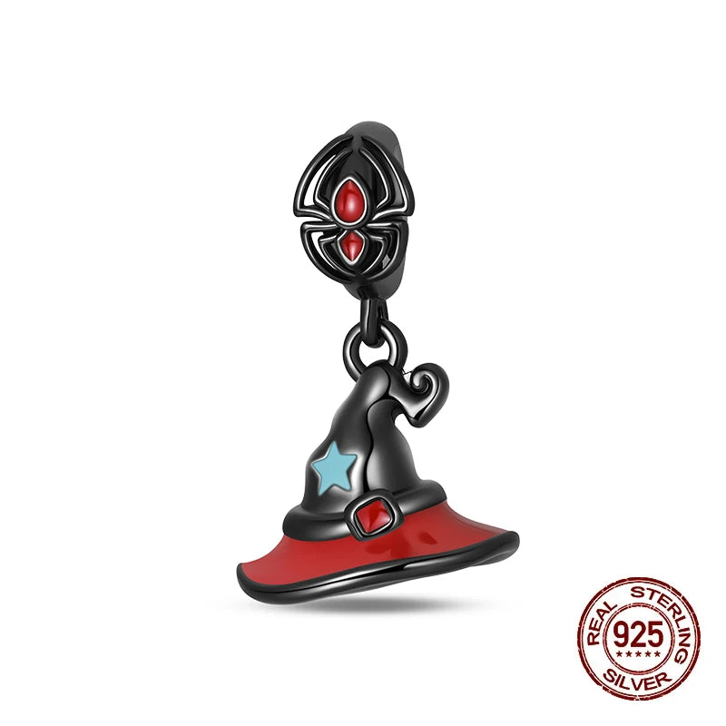 Halloween Luminous Charms Bead 925 Sterling Silver
