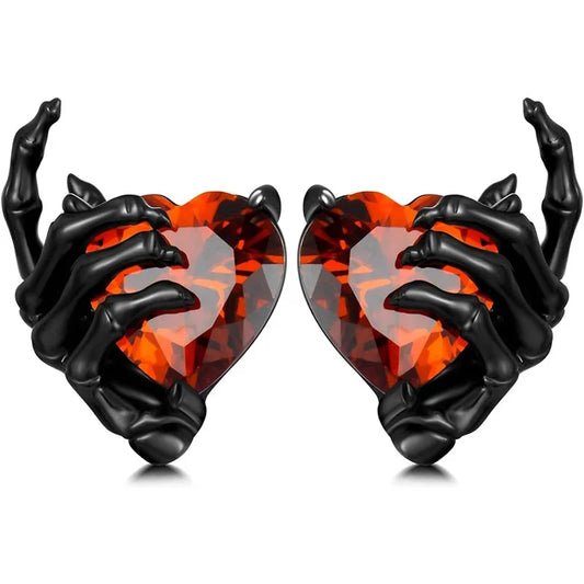 Dark Ghost Hand Earrings