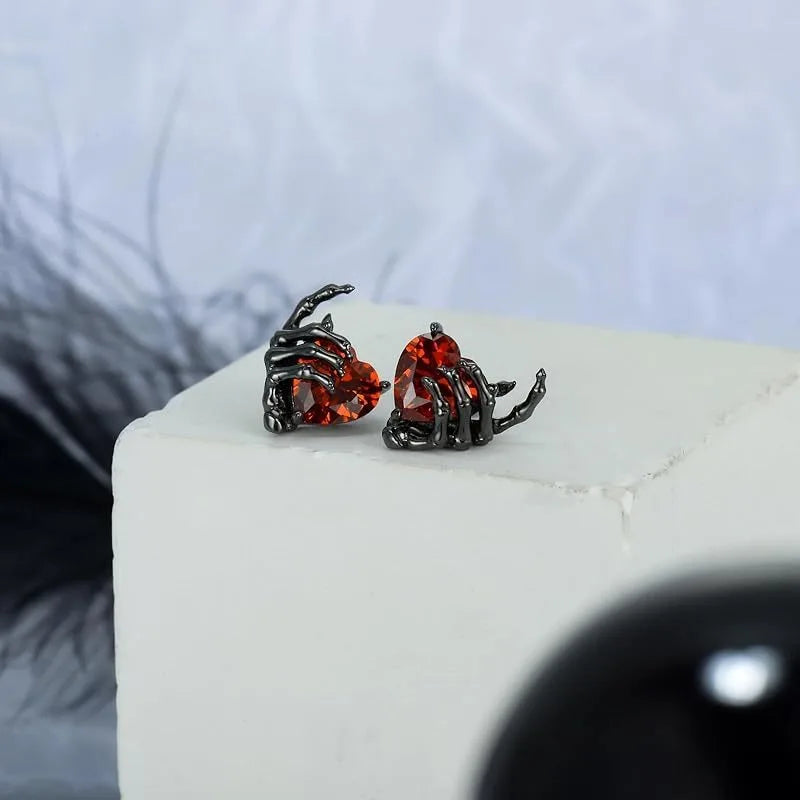 Dark Ghost Hand Earrings