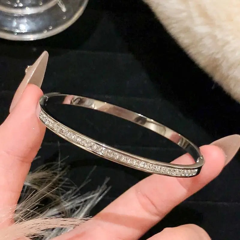 Titanium Steel Gold Silver Color Bracelet