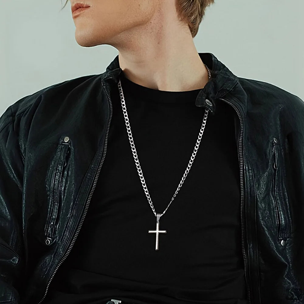 925 Sterling Silver Cross Necklace