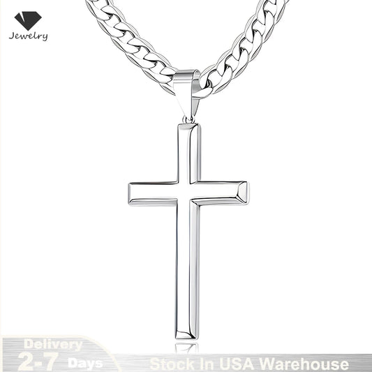 925 Sterling Silver Cross Necklace