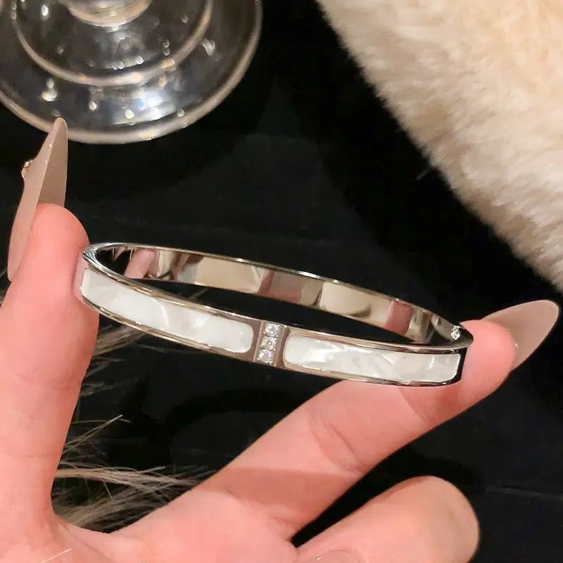 Titanium Steel Gold Silver Color Bracelet