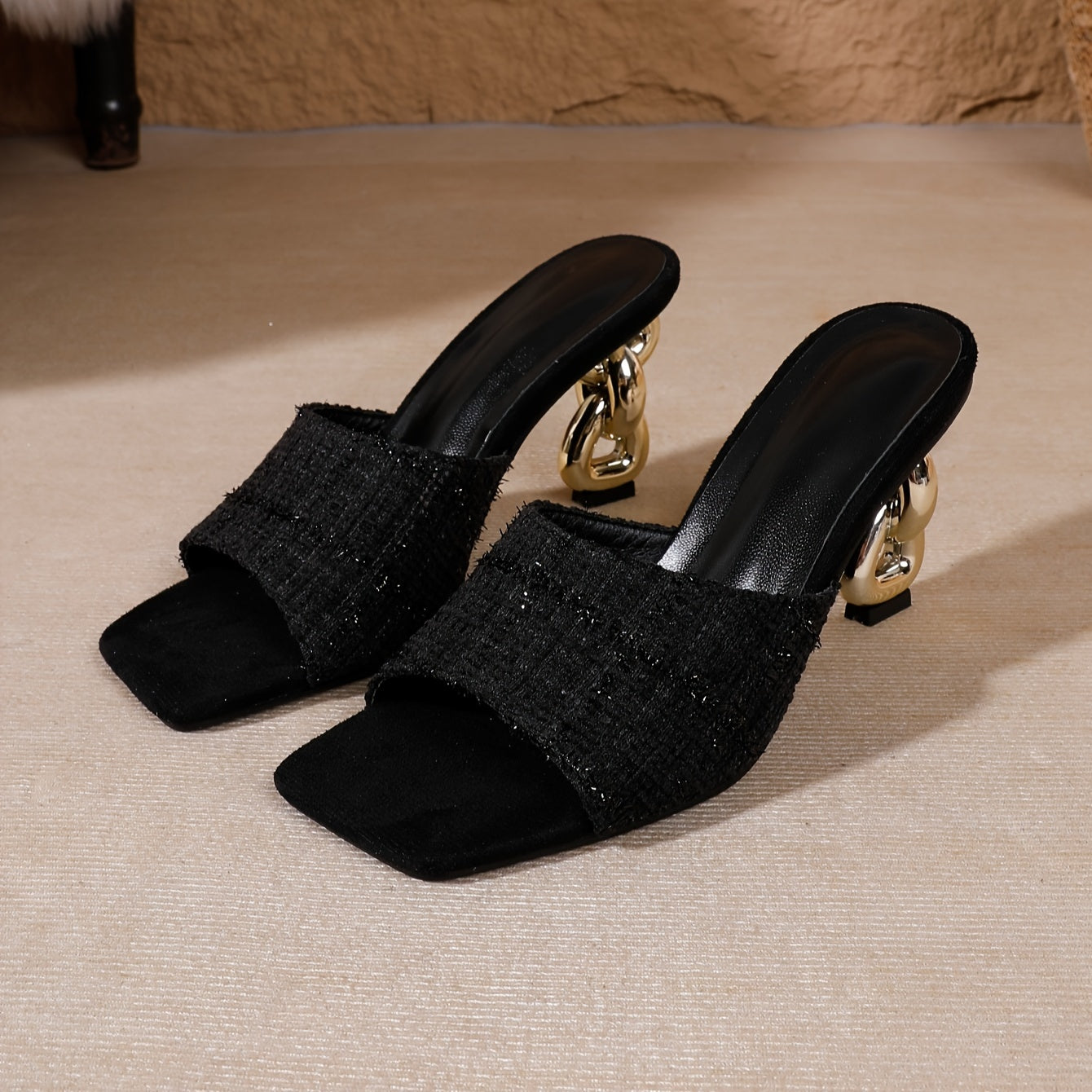 Fashionable High-Heeled Shoes with Unique Designs, Women Shoes