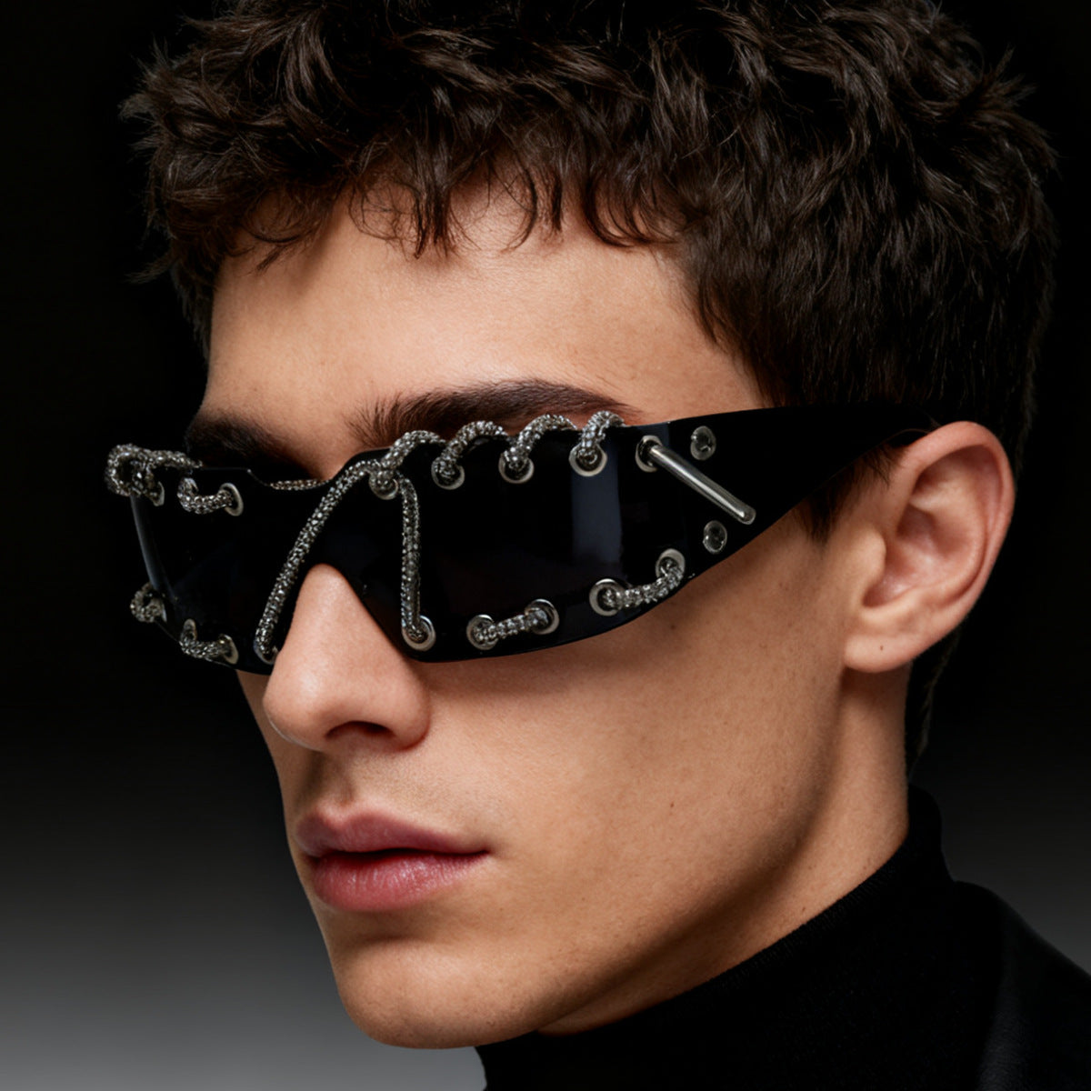 Cyberpunk Y2K Frameless Glasses